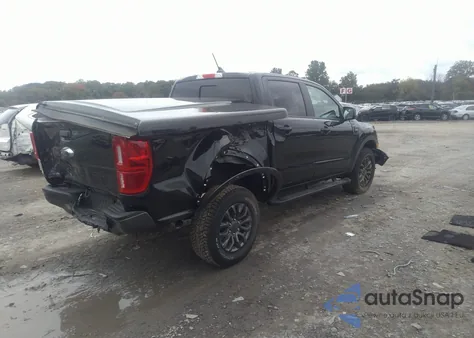 2021 Ford Ranger Lariat из США, поврежденный, VIN 1FTER4FH1MLD39886